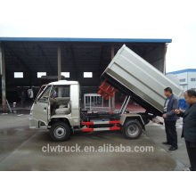 high quality 2000L mini Foton waste truck,4x2 waste transport truck